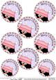 Xmas Pip Penguin Round Christmas Gift Tags