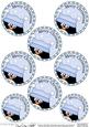Xmas Pip Penguin Round Christmas Gift Tags