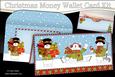 Xmas Snowmen Money or Gift Wallet Card Kit