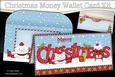 Christmas Cats Money or Gift Wallet Card Kit