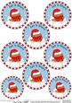 Xmas Bobbin Robin Round Christmas Gift Tags