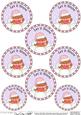 Xmas Bobbin Robin Round Christmas Gift Tags