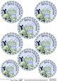 Xmas Presents Round Christmas Gift Tags