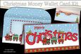 Xmas Santa Train Money or Gift Wallet Card Kit