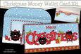 Xmas Cute Cats Money or Gift Wallet Card Kit