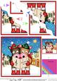 Xmas Singing Gigi Horses Merry Carollers Wavy Corner Stacke
