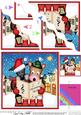 Xmas Singing Scottie & Gigi Merry Carollers Wavy Corner