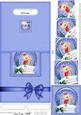 Xmas Sledging Penguin Snowglobe No-hole Over the Edge