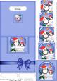 Xmas Penguins Snowglobe No-hole Over the Edge