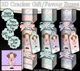 3D Girlz Zoe's Rose Cracker Gift Favour Boxes