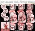 3D Viola's & Butterfly Birdcage Cracker Gift Favour Boxes