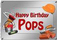 A4 Birthday Pops Handyman Tools Card Topper