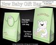 3D New Baby Teddy Bear Gift Bag Mini Kit