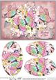 A5 Thinking of You Flowers & Butterfly Oval Pyramage Topper
