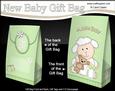 3D New Baby Cute Little Lamb Gift Bag Mini Kit