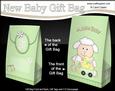 3D New Baby Cute Little Lamb Gift Bag Mini Kit