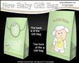3D New Baby Cute Little Lamb Gift Bag Mini Kit