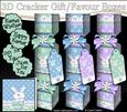 3D Easter Boy Bunny Cracker Gift Favour Boxes