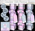 3D Easter Girl Bunny Cracker Gift Favour Boxes
