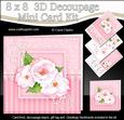 8x8 Roses & Pearls a Touch of Elegance Mini Kit 3D Decoupage