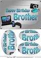 A5 Birthday Brother Gadgets N Gizmos Oval Pyramage Topper
