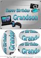 A5 Birthday Grandson Gadgets N Gizmos Oval Pyramage Topper