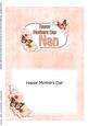 5x7 Mothers Day Nan Flowers & Butterflies Matching Inser