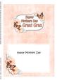 5x7 Mothers Day Great Gran Flowers & Butterflies Inser