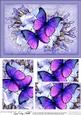 A5 Butterflies & Flowers Pyramage Topper