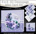 8x8 Spring Flowers a Touch of Elegance Mini Kit 3D Decoupage