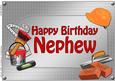 A4 Birthday Nephew Handyman Tools Card Topper