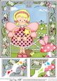 8 x 8 Girlz Fairy Fiz Scalloped Corner Topper