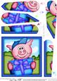 Ziggy Piggy's Present Fan Pyramage Topper