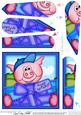 Ziggy Piggy's Present Fan Pyramage Topper