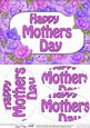A5 Mothers Day Time for Roses Oval Pyramage Topper