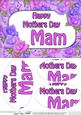 A5 Mothers Day Mam Time for Roses Oval Pyramage Topper