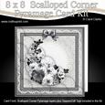 8 x 8 Spring Flowers Kit with Scalloped Corners