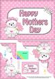 5x7 Teddy Tess Mothers Day Scallop Corner