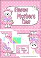 5x7 Teddy Tess Mothers Day Scallop Corner