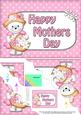 5x7 Teddy Tess Mothers Day Scallop Corner