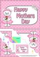 5x7 Teddy Tess Mothers Day Scallop Corner