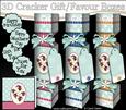 3D Pansies Cracker Gift Favour Boxes