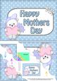 5x7 Teddy Tess Mothers Day Scallop Corner