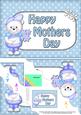 5x7 Teddy Tess Mothers Day Scallop Corner