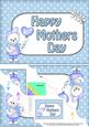 5x7 Teddy Tess Mothers Day Scallop Corner