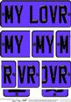 Dl My Lover Novelty Number Plate with Side Stacker
