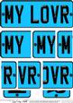 Dl My Lover Novelty Number Plate with Side Stacker