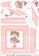 Girlz Liz's Flower Basket Fan Pyramage Topper