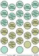 Birthday & Mothers Day Sentiment Gift Tags