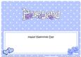 Lge Dl Valentine Husband Hearts & Roses Insert